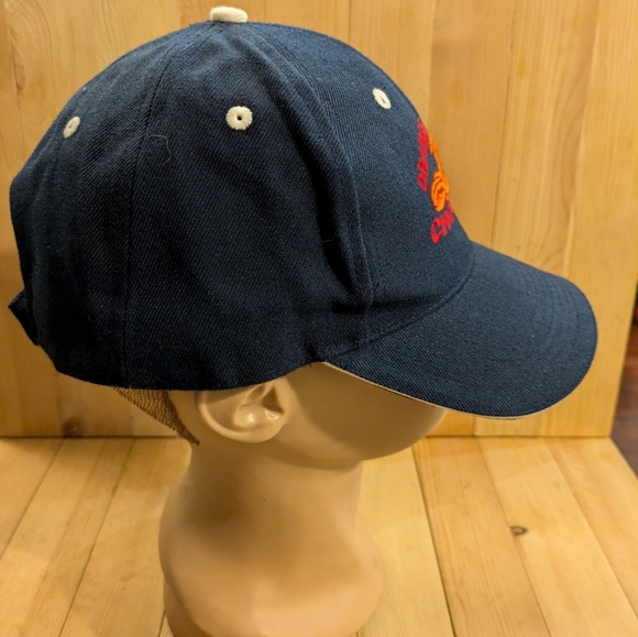 Hunter Blue and Red Men's Hat - Picture 3 of 6